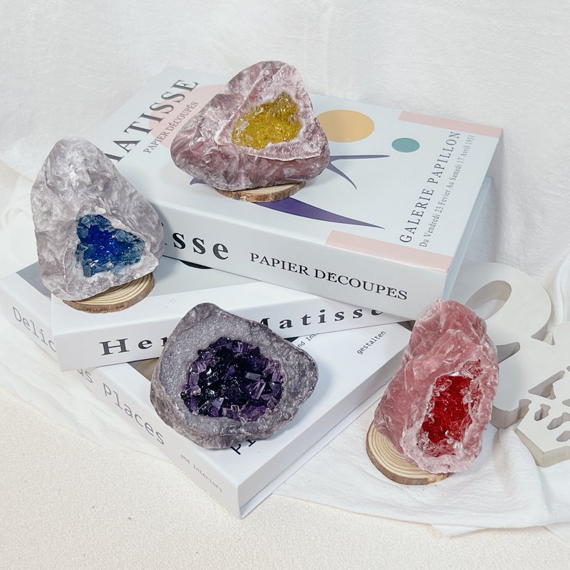 【手作课程】蜡烛手作-水晶洞蜡烛/适用文化币 - 蜡烛/香氛 - 蜡 