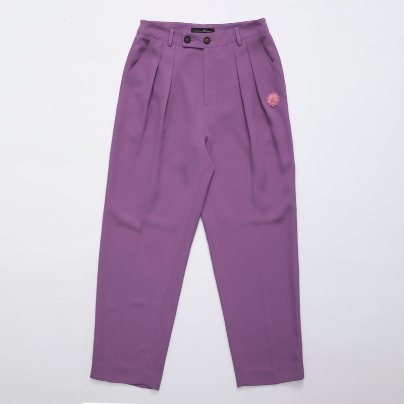 都会女力西装裤 - 女装长裤 - 聚酯纤维 紫色