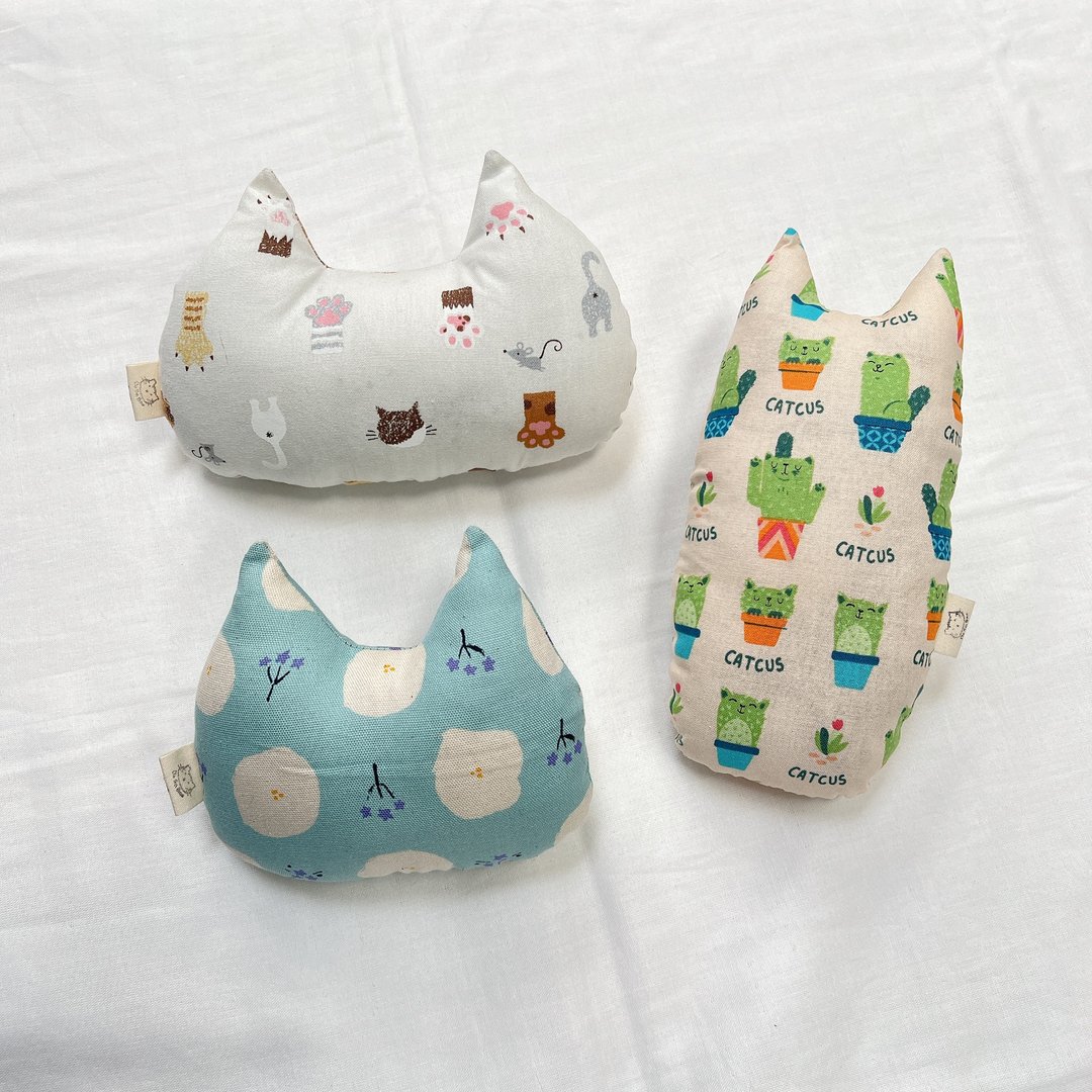 猫草包 猫咪玩具_猫头造型 - 玩具 - 棉 