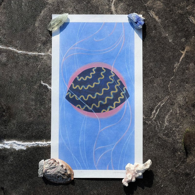 I. 观 Gaze。黑泉神谕卡 艺术复制画 - 海报/装饰画/版画 - 纸 