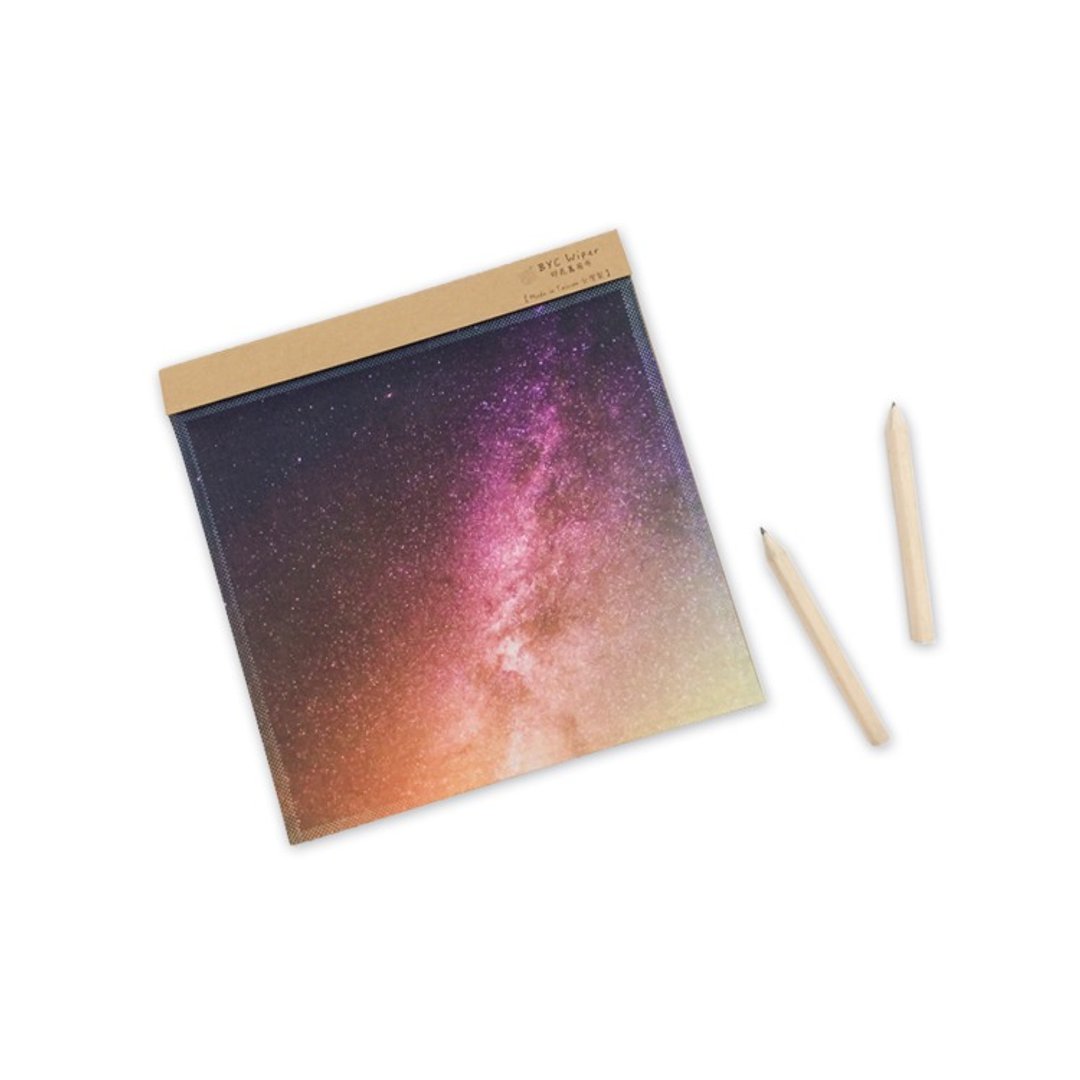 太空系列 炫彩星空Bright Star ll 擦拭布 - 眼镜盒/眼镜布 - 聚酯纤维 咖啡色