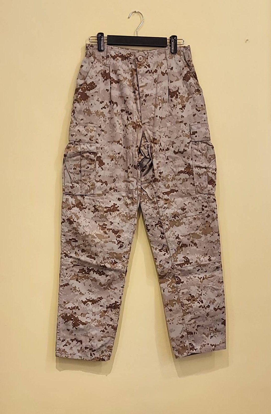 美军公发 USMC 海军陆战队抗撕裂数位沙漠迷彩野战军用长裤B款 - 男士长裤 - 棉 橘色