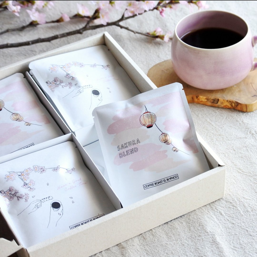 SAKURA drip bag set | Home roasting coffee | Seasonal Coffee - 咖啡 - 其他材质 