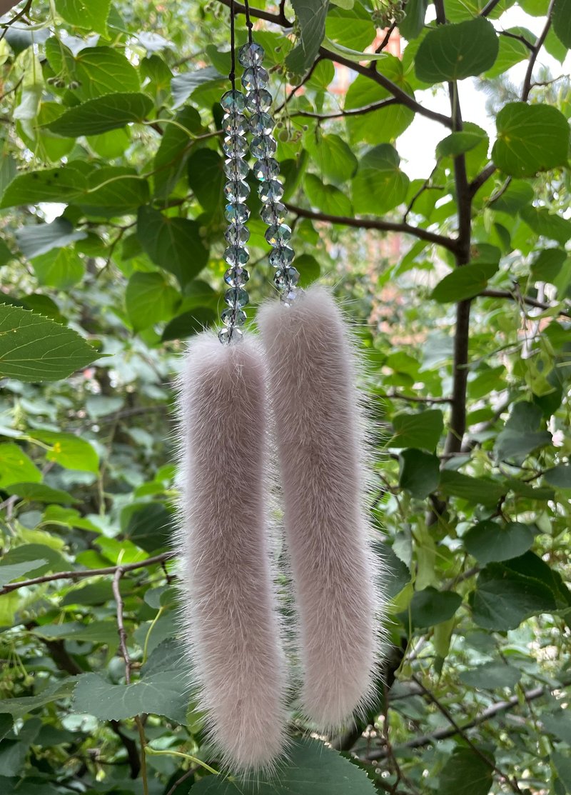 Handmade keychain / Keychain tails / Bag charm / Fur pendant - 钥匙链/钥匙包 - 其他材质 多色