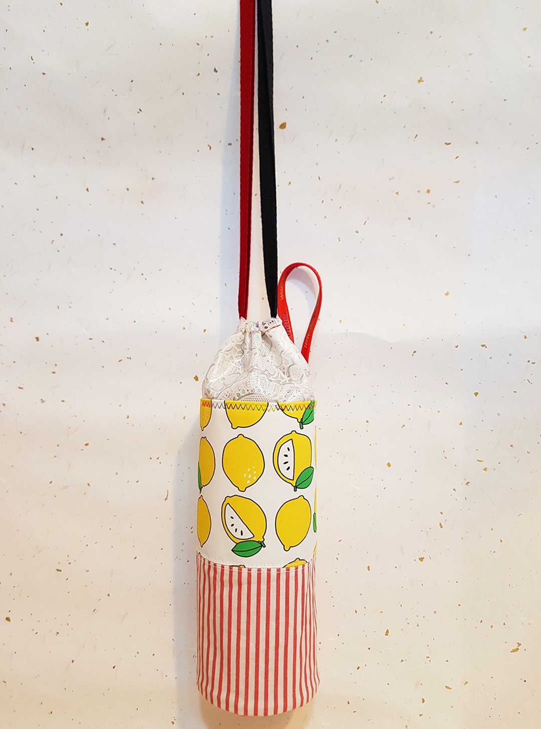 内外防水/肩背手提/随身瓶杯保护袋-鲜黄柠檬 Thermos Carry Bag - 随行杯提袋/水壶袋 - 防水材质 多色