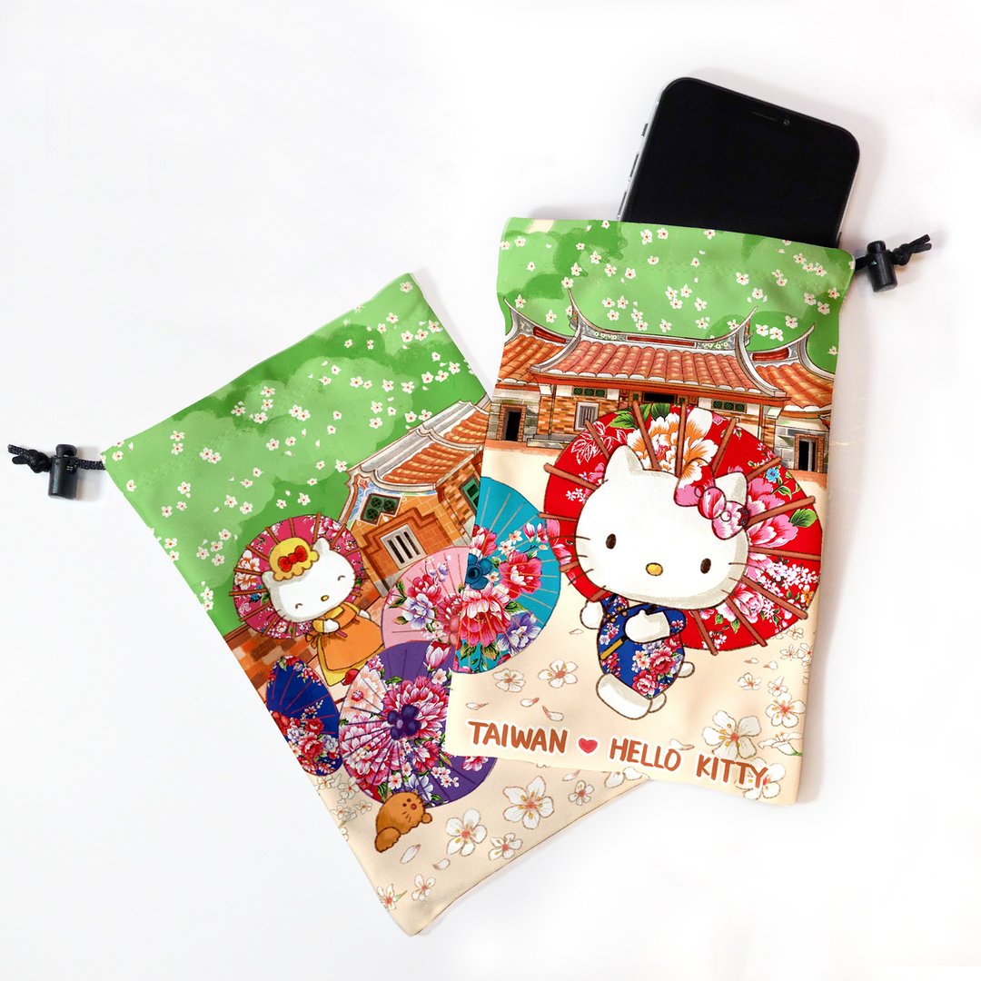 Hello Kitty 三合院 手机万用袋 =布漾独家设计= 三丽鸥官方授权 - 化妆包/杂物包 - 其他材质 多色
