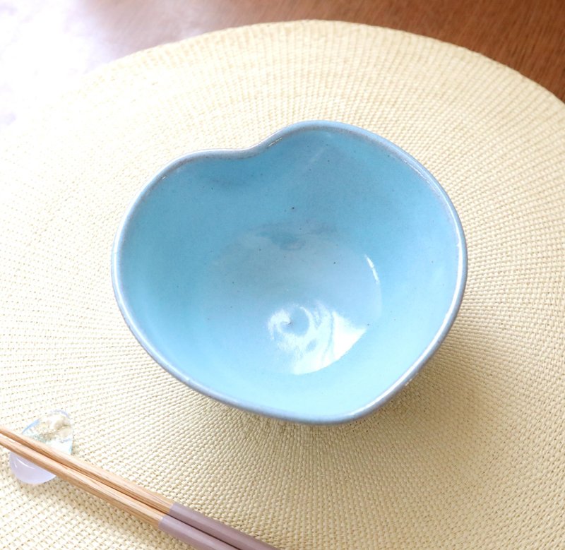 特价优惠 / 浓郁水蓝釉落叶钵 - 碗 - 陶 蓝色