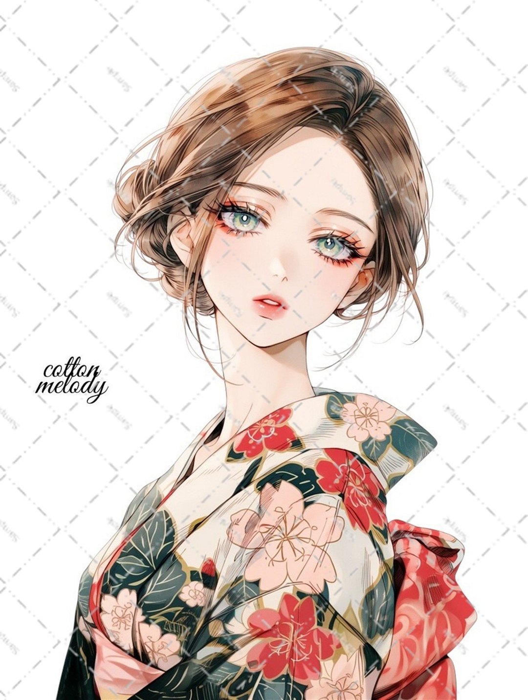 原创贴纸 no.8404 人物贴纸 原创贴纸 人物贴纸 女孩贴纸 原创人物贴纸 - 贴纸 - 纸 