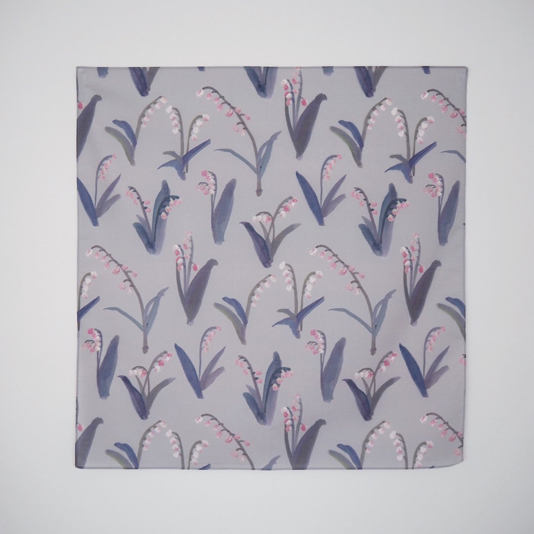 handkerchief suzuran beige - 其他 - 棉 粉红色