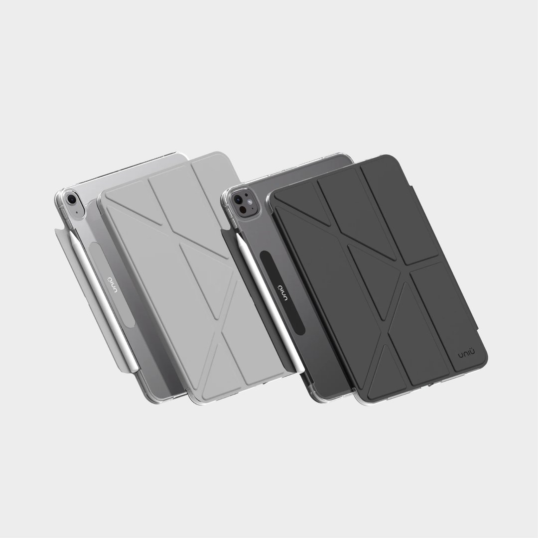 【UNIU】Slim Folio 超薄支架保护壳 iPad Air M2/M3 iPad Pro M4 - 平板/电脑保护壳 - 塑料 