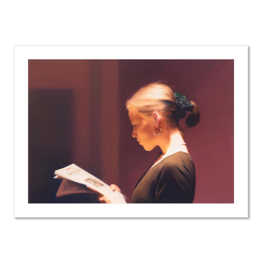 【原版海报】葛哈・利希特 Gerhard Richter :Lesende (Reader) - 海报/装饰画/版画 - 纸 