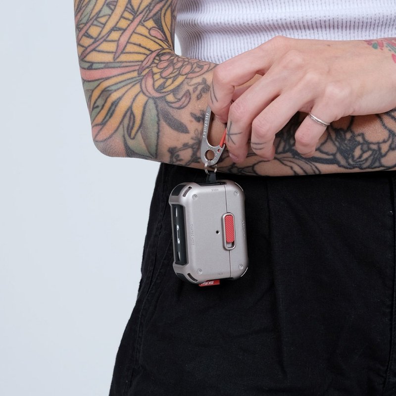 Skinarma日本潮牌 AirPods Pro2 Mecha 未来元素耳机保护套(5色) - 耳机收纳 - 其他材质 多色