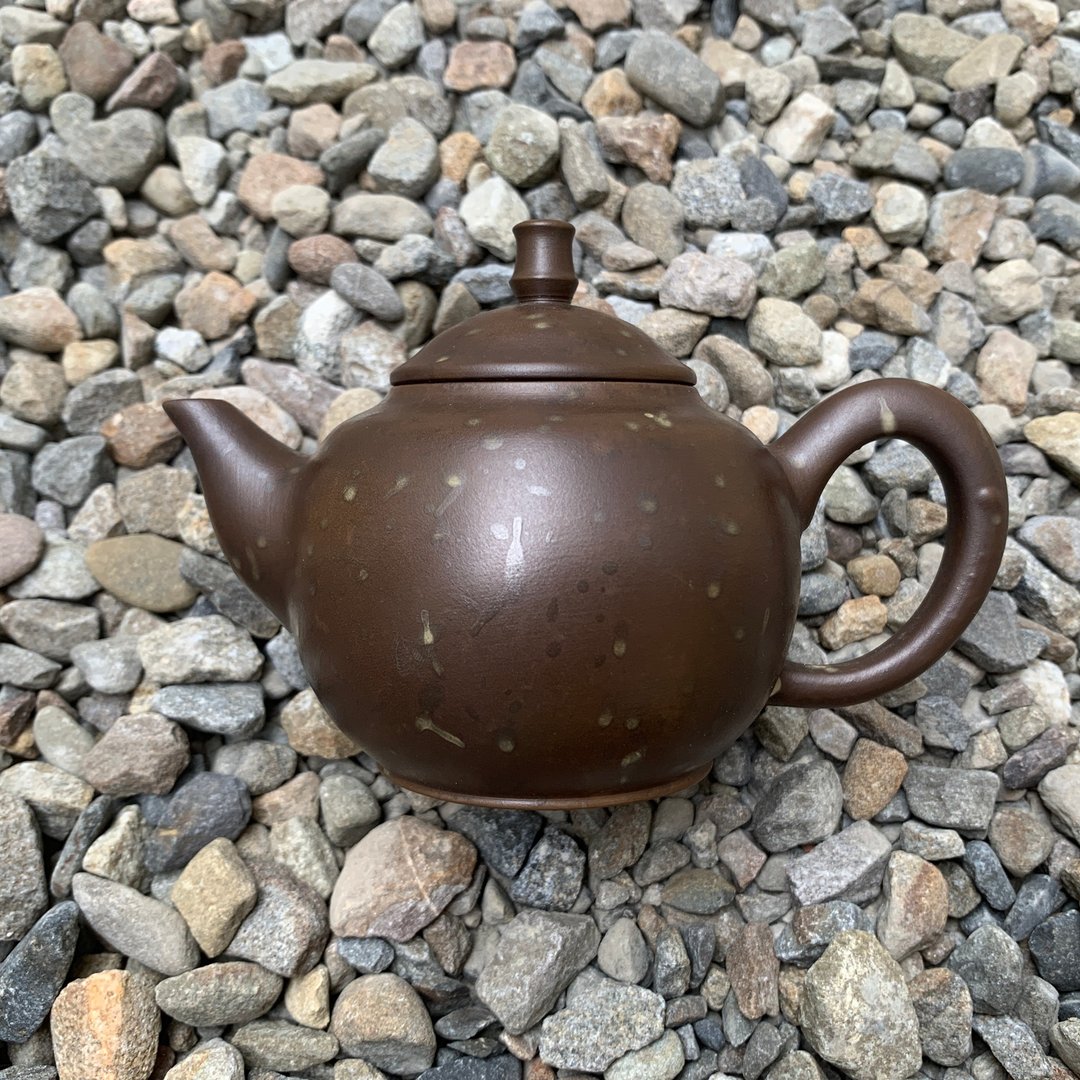 台湾【紫砂】名古屋紫砂手拉坯雪花壶11 - 茶具/茶杯 - 陶 咖啡色
