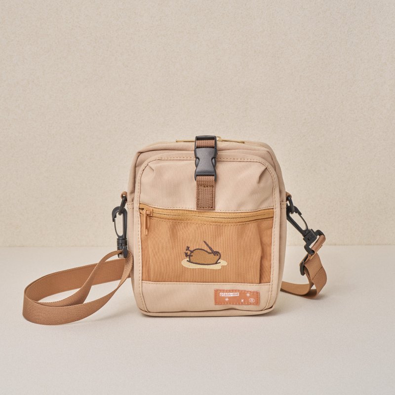 J01 发发 x plain-me 奇异鸟PM旅行小包 - 侧背包/斜挎包 - 聚酯纤维 卡其色