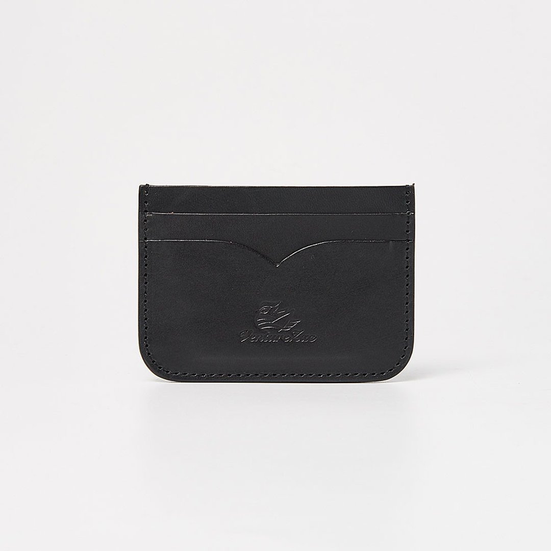 票卡夹 Card Holder / 黑色 Black / 免费刻字 - 证件套/卡套 - 真皮 黑色