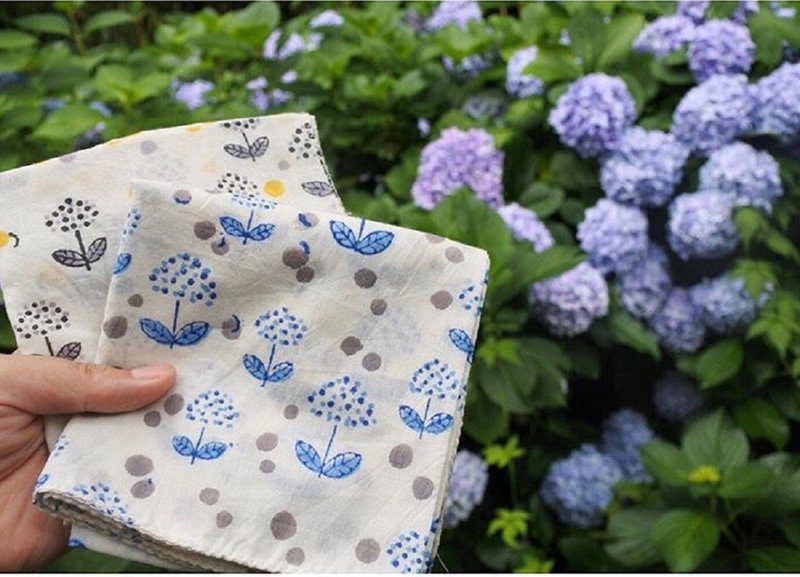 地球树公平贸易fair trade -- 手工木刻印cottiind方巾 - 手帕/方巾 - 棉．麻 