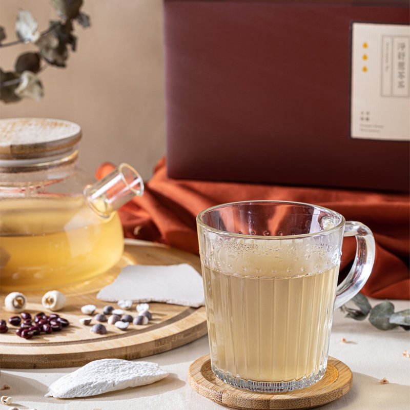 汉方茶 | 净舒薏苓茶21入【调整体质】无咖啡因养生茶 轻湿 薏仁 - 茶 - 新鲜食材 咖啡色
