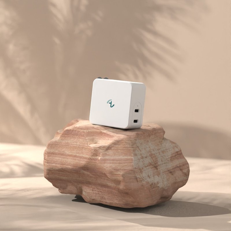 地表最强快充 | Allite 氮化镓快充 (史上最小 65W 双孔充电器) - 手机充电及周边 - 其他材质 白色