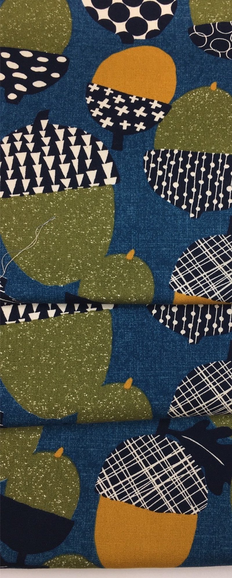 面纸套/面纸盒套 加大 橡实深蓝底 定制 for Eliza Wong - 纸巾盒 - 棉．麻 