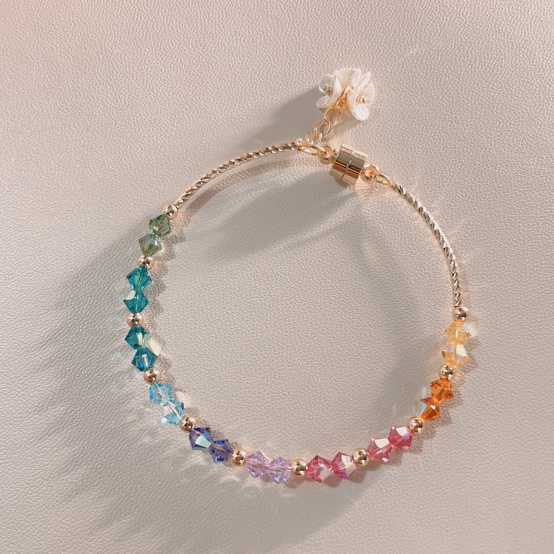 SWAROVSKI 渐变𩂓之雾手链 - 手链/手环 - 水晶 多色