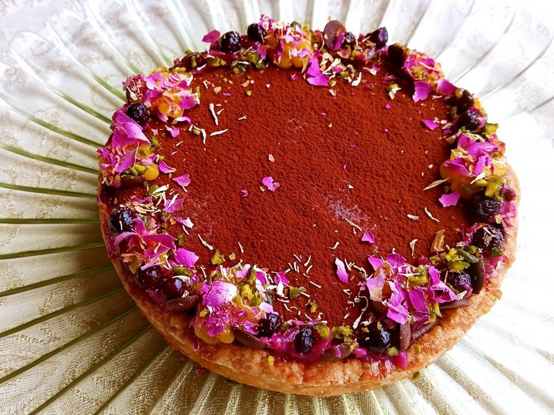 松露巧克力派 －纯素 VEGAN－ - 蛋糕/甜点 - 新鲜食材 咖啡色