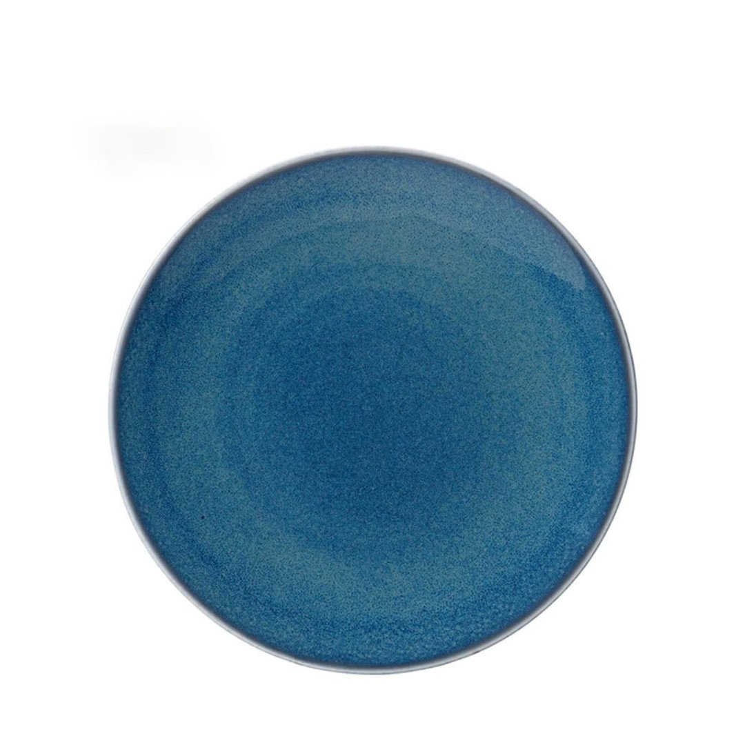 Art Glaze艺术彩釉系列-27CM餐盘-沧蓝 - 盘子/餐盘/盘架 - 瓷 蓝色