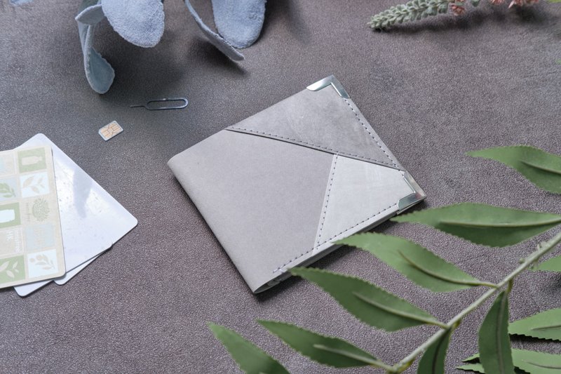 【环保永续】 集色 patchwork 系列 短银包 皮夹 皮革纸 环保 - 皮夹/钱包 - 纸 多色
