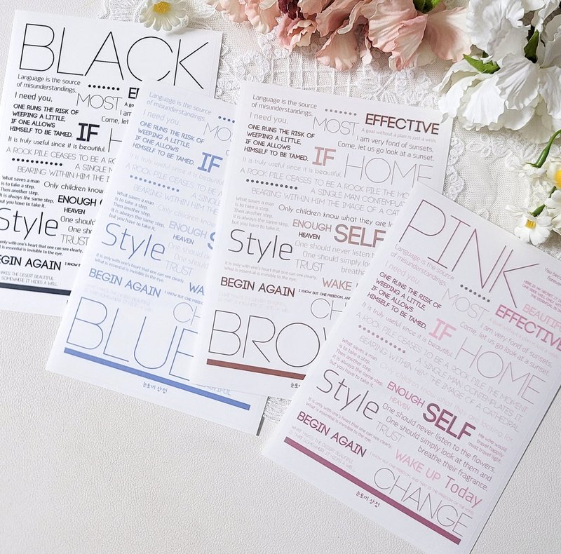 杂志风字母贴纸 - 贴纸 - 其他材质 