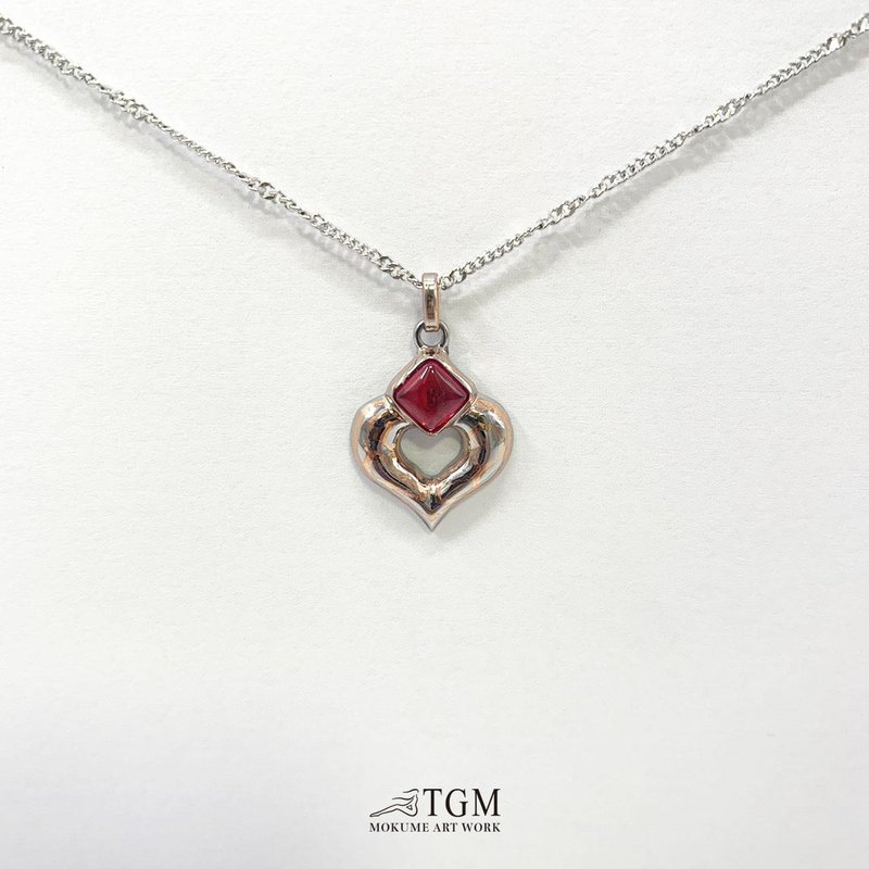 Poker项链 定情/爱情/送礼/木目金/玛瑙 - 项链 - 其他金属 