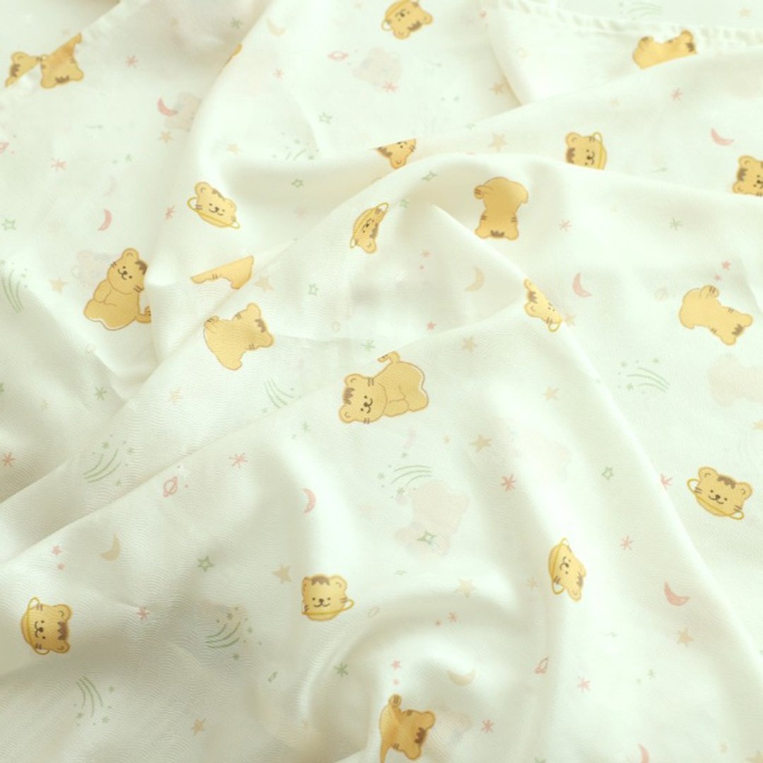 韩国Chezbebe 奶黄小虎舒眠巾 - 婴儿床上用品 - 棉 