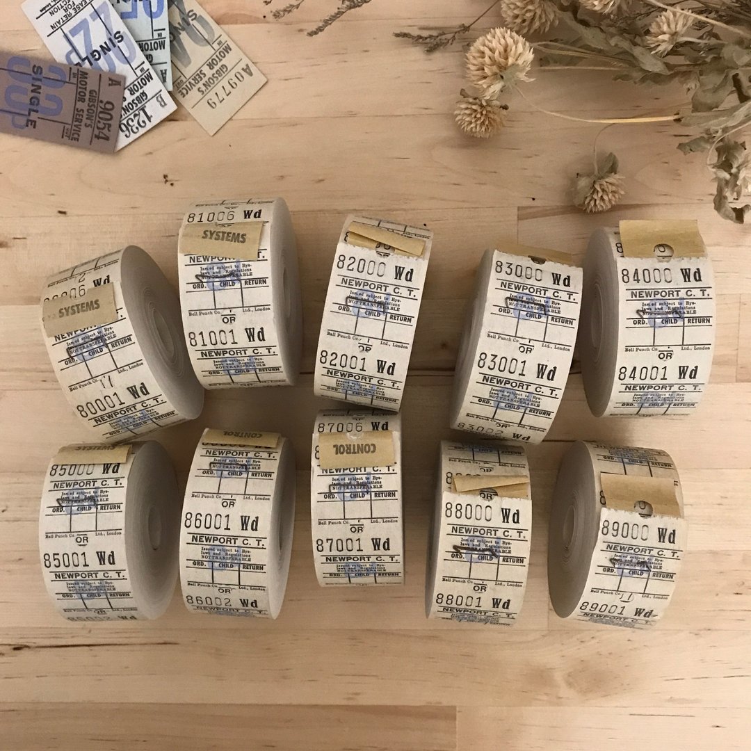 英国复古车票 整卷出售 - 其他 - 纸 
