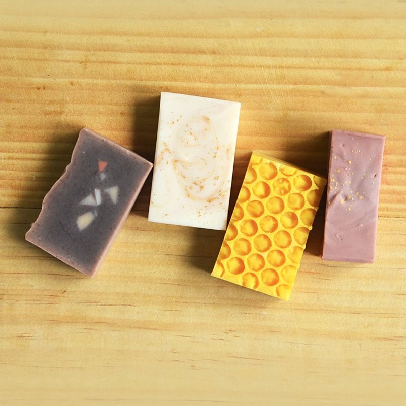 [JL House旅行皂锦囊] 任选3件,冷制天然手工皂,植物,自然矿泥色彩,保湿皂,洗颜沐浴,朋友交换圣诞礼物 - 沐浴用品 - 植物．花 
