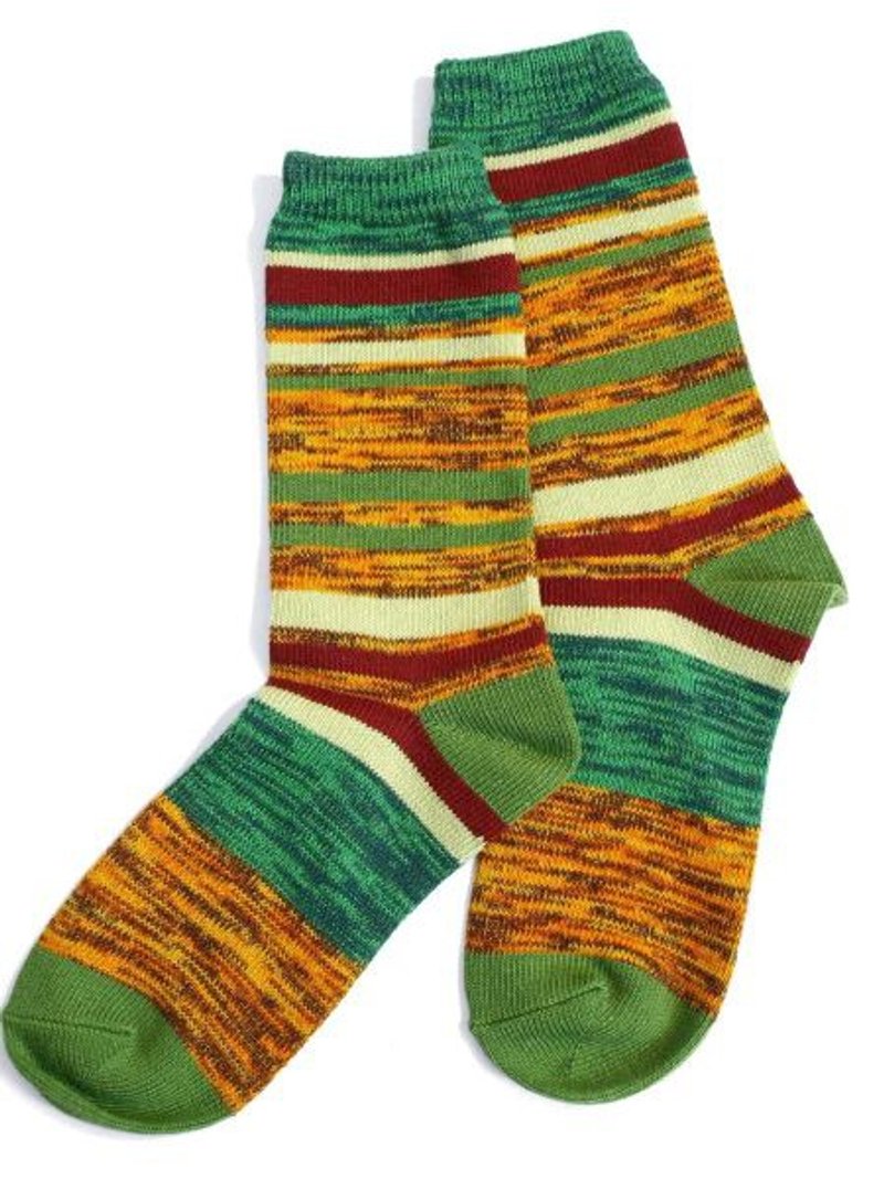 Coloful Stripe Socks 25～28cm - 袜子 - 其他材质 