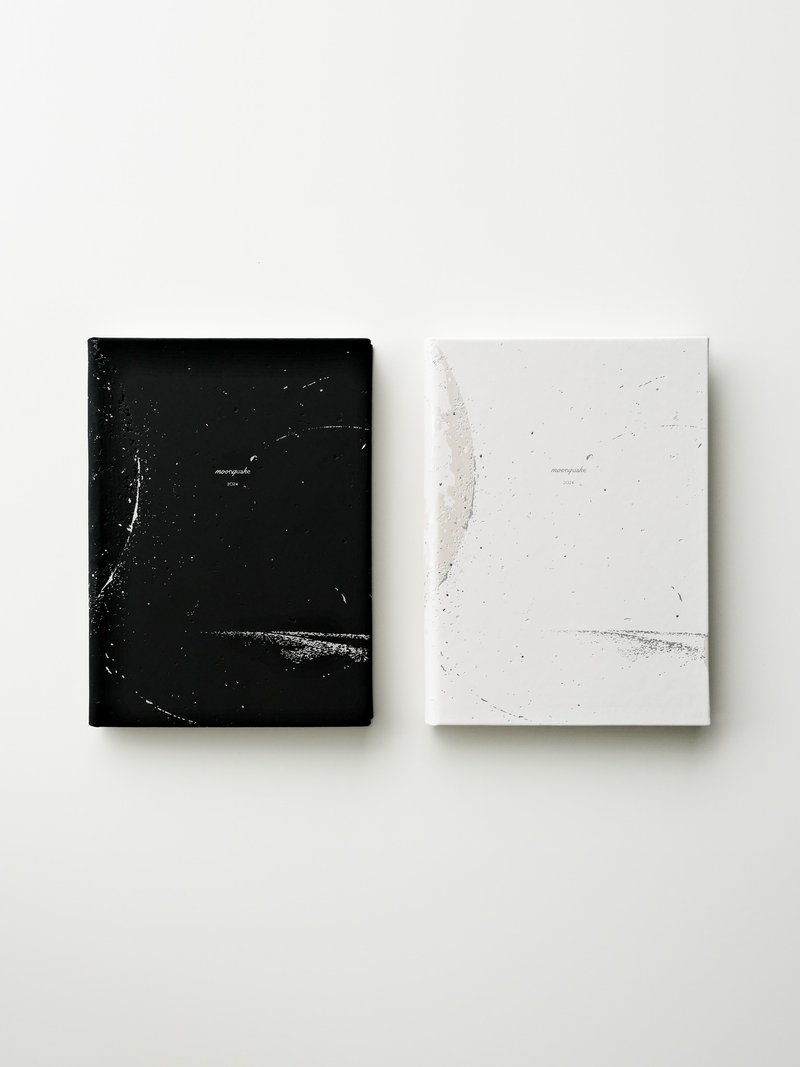 【 含赠礼 】2024 planner・moonquake 手帐本 - 笔记本/手帐 - 纸 黑色