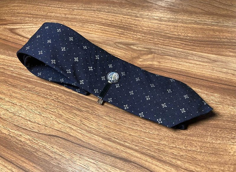 经典小方图腾 手染系列领带 Neckties - 领带/领带夹 - 棉 蓝色
