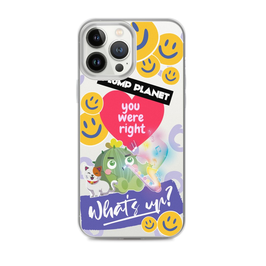 What's UP? - 防摔手机透明软壳 iphone13 12 11 pro max - 手机壳/手机套 - 塑料 粉红色