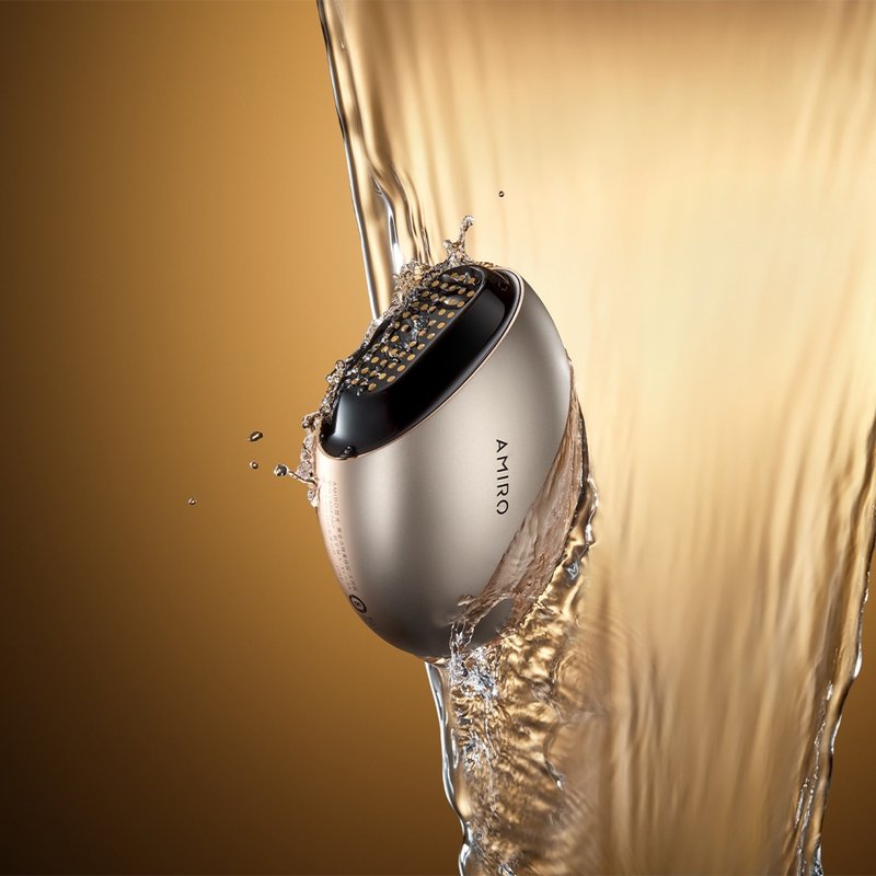 AMIRO S2 黄金点阵美容仪(赠 S2 护肤礼盒) 盖章面膜/精华凝露 - 脸部按摩/清洁工具 - 其他材质 多色