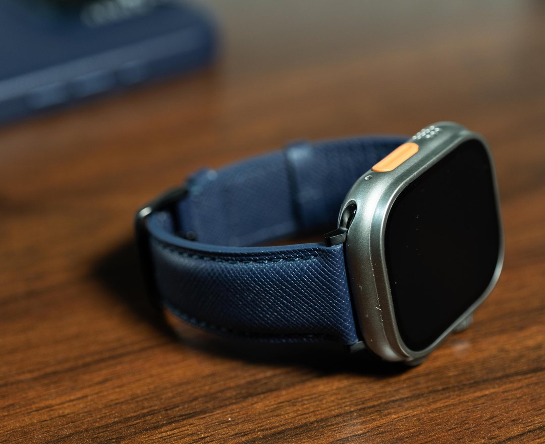 ARMOR Apple Watch 全真皮表带_太空蓝 - 表带 - 真皮 