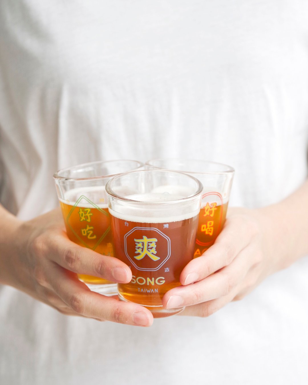 【富锦树台菜香槟】啤酒杯 - 玻璃杯 - 玻璃 