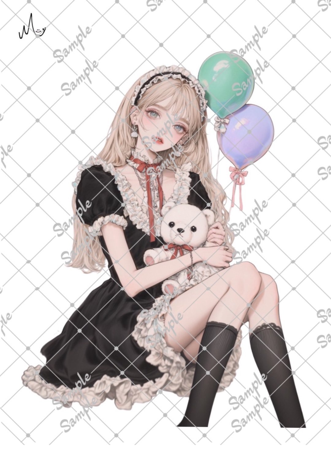 原创人物贴纸 11月新品 - 贴纸 - 纸 