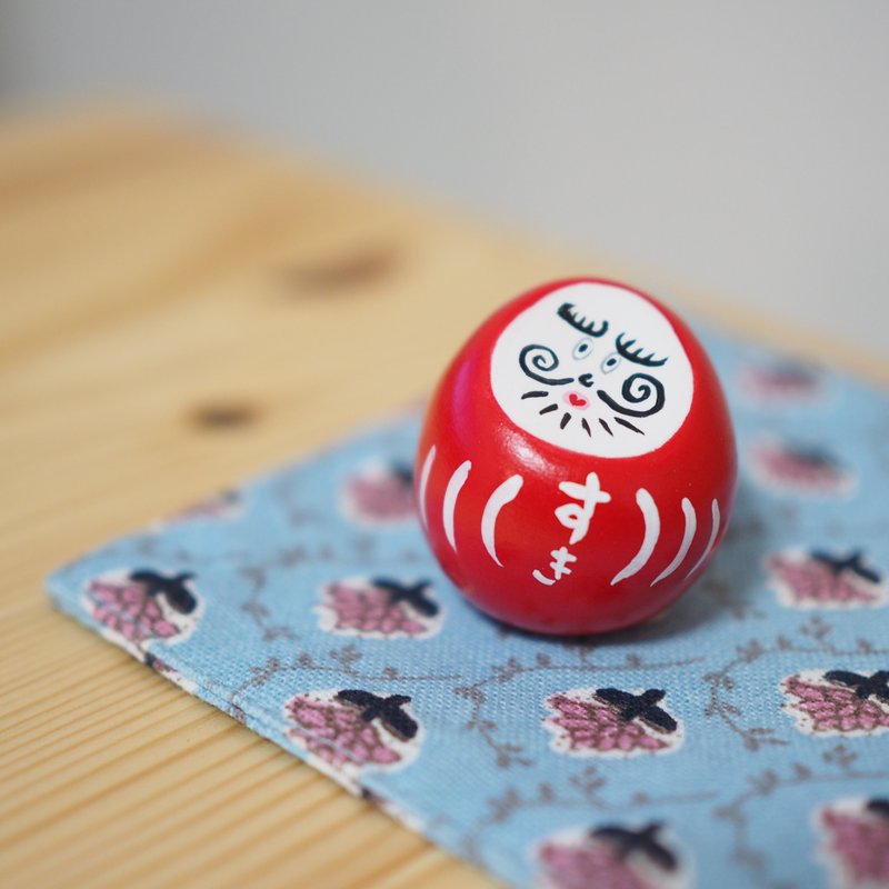 confession daruma - 玩偶/公仔 - 粘土 红色