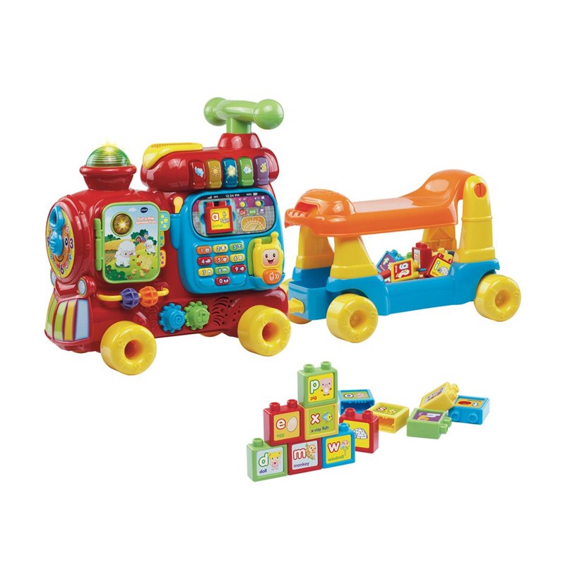 Vtech　4合1智慧积木学习车-红色 - 玩具/玩偶 - 塑料 