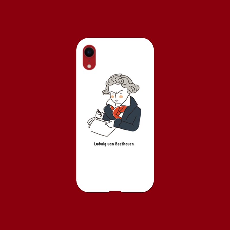 Ludwig van Beethoven Phone Case - 手机壳/手机套 - 塑料 白色