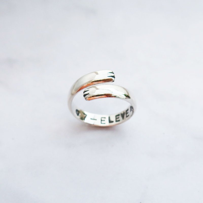 DIY手工银饰教学卷 | 文化币可 |萌抱戒 - 金工/饰品 - 纯银 