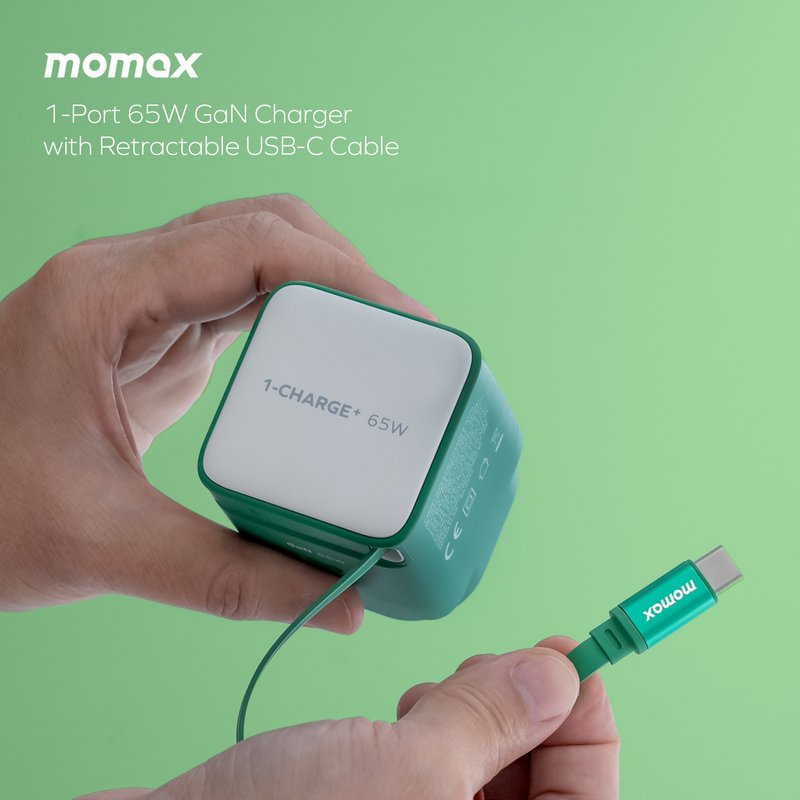 Momax 1-Charge+ 65W GaN 伸缩USB-C 线充电器 UM76 - 手机配件 - 塑料 多色