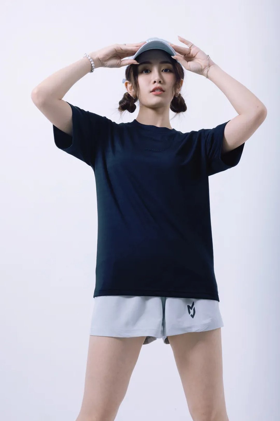 MotionJet Collection | MJC 单向导湿中性版圆领运动短袖 黑 - 男装运动衣 - 其他材质 