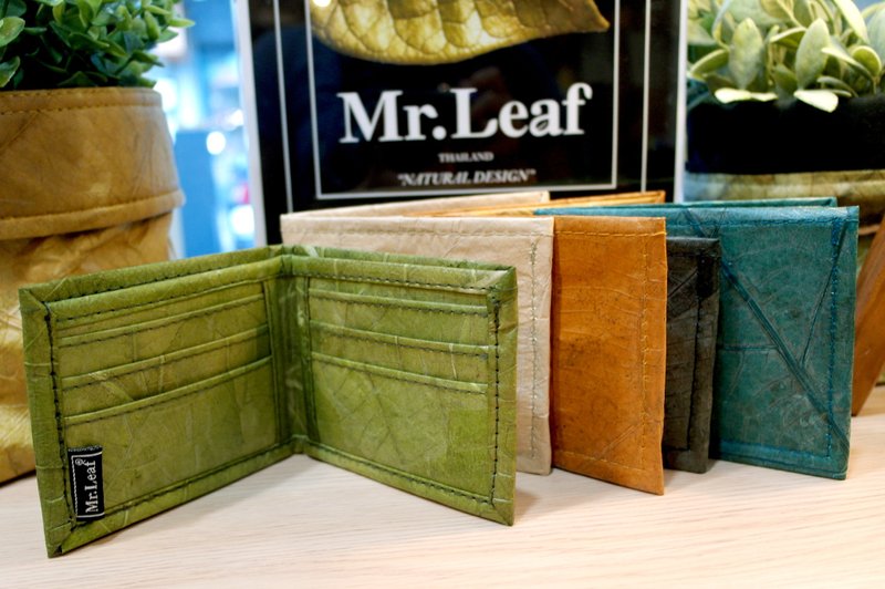 Mr.Leaf-简约质感短夹(无零钱袋拉链) - 皮夹/钱包 - 其他材质 