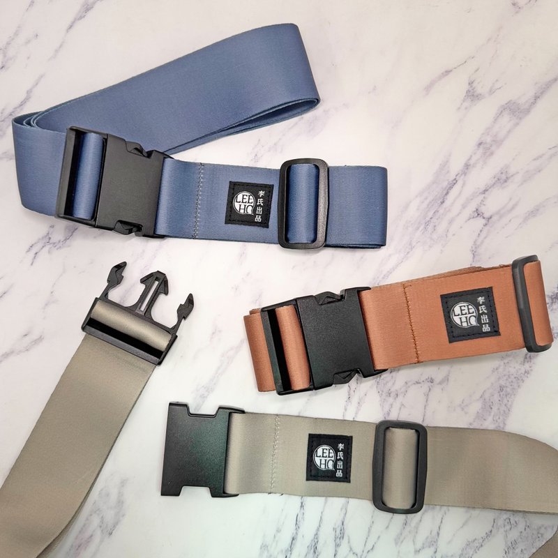 【 莫兰迪行李束带】出国旅行必备 万用 - 行李箱/行李箱保护套 - 聚酯纤维 