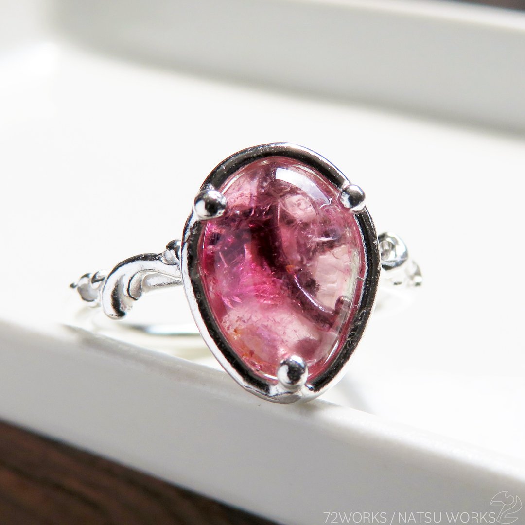 粉红碧玺 戒指 / Pink Tourmaline Ring 2 - 戒指 - 宝石 粉红色