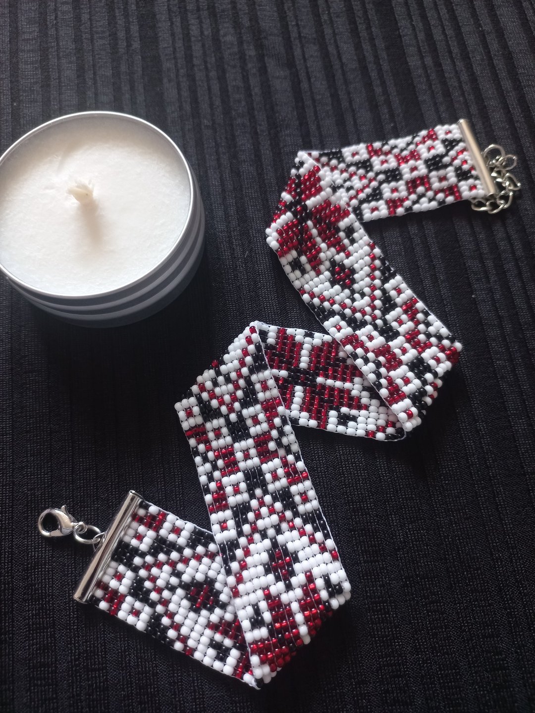 Choker Ukrainian style embroidery beads handmade jewelry - 颈链 - 琉璃 多色